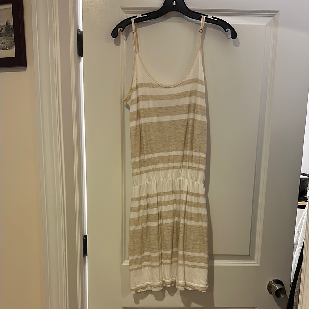 James Perse Tan Spaghetti Strap Sundress